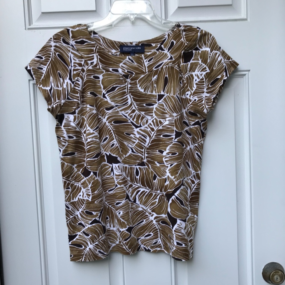 Jones NY Palm Leaf Top